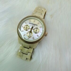 Michael‎ Kors | "Horn Jet Set" Mother of Pearl Chronograph Women's Watch